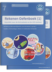 Junior Einstein Rekenen - Oefenboek groep 7 - deel 1 en 2
