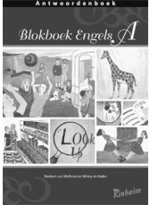 Blokboek Engels A - antwoordenboek